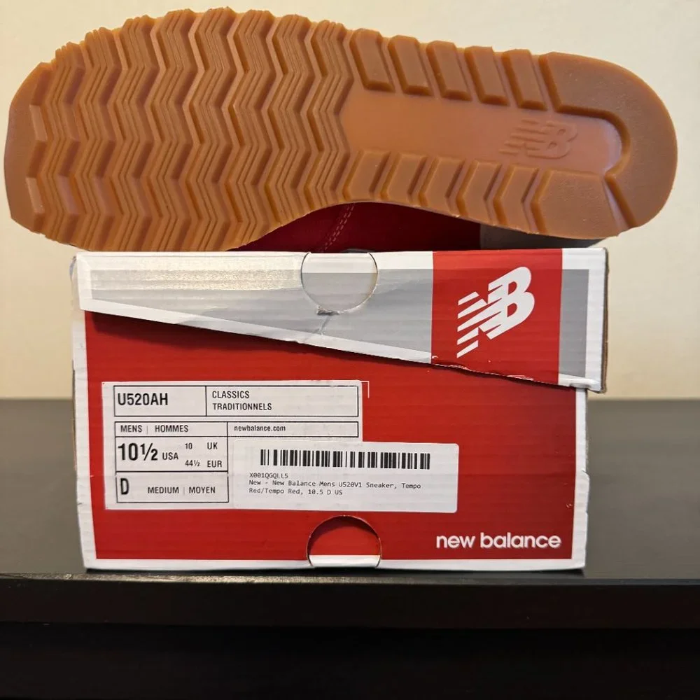 ENW New Balance Mens Classic Sneaker, Size 10.5 - Picture 3 of 4